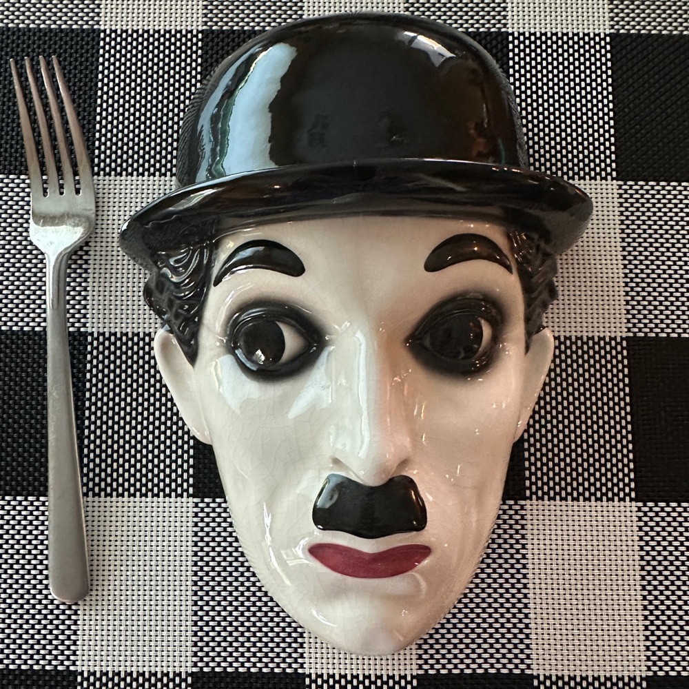 Rare vintage/collectible Charlie Chaplin wall art